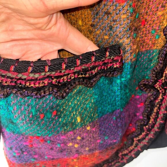 Emanuel Ungaro Vintage Womens Jacket Size Medium Pockets Lined Parallele - Picture 6 of 9